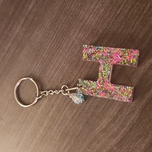 "H" Resin Keychain ✨️